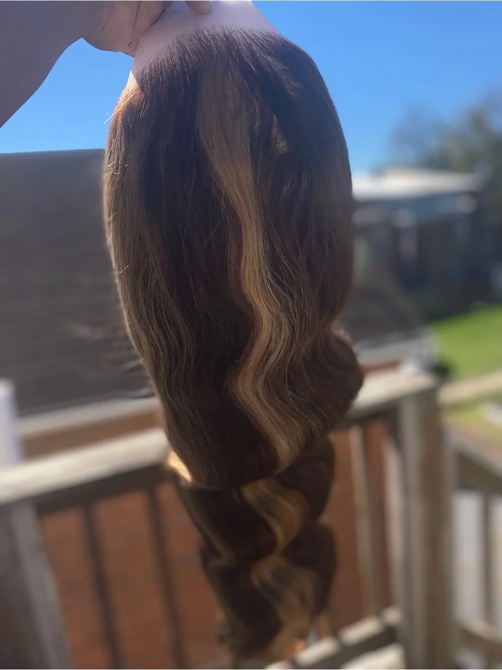 Brown Wavy Women’s Hairpiece - Natural Shine